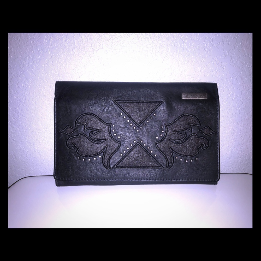 NWOT Black Clutch by Rusty